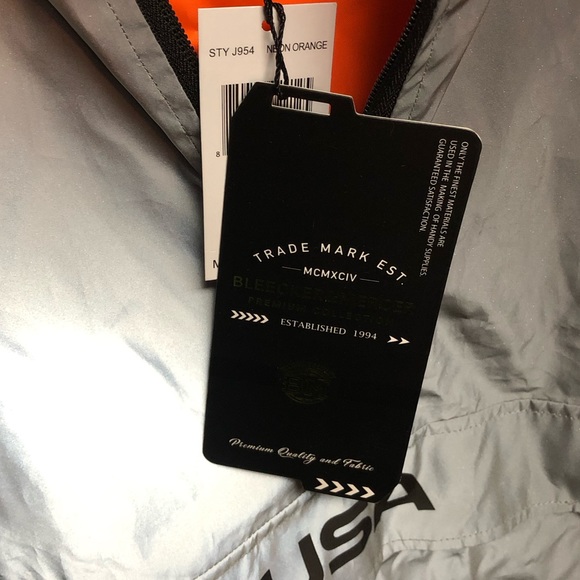 NWT Men’s Bleecker & Mercer Out Of Space Super Reflective Jacket Size XL - Picture 6 of 11